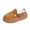 Yellow, variant on Womens Slippers Closed Toe Faux Suede Platform Clogs with Adjustable Buckle Strap Thick Sherpa Lined House Shoes Indoor Outdoor Anti-Slip Sole Winter Warm Loungewear