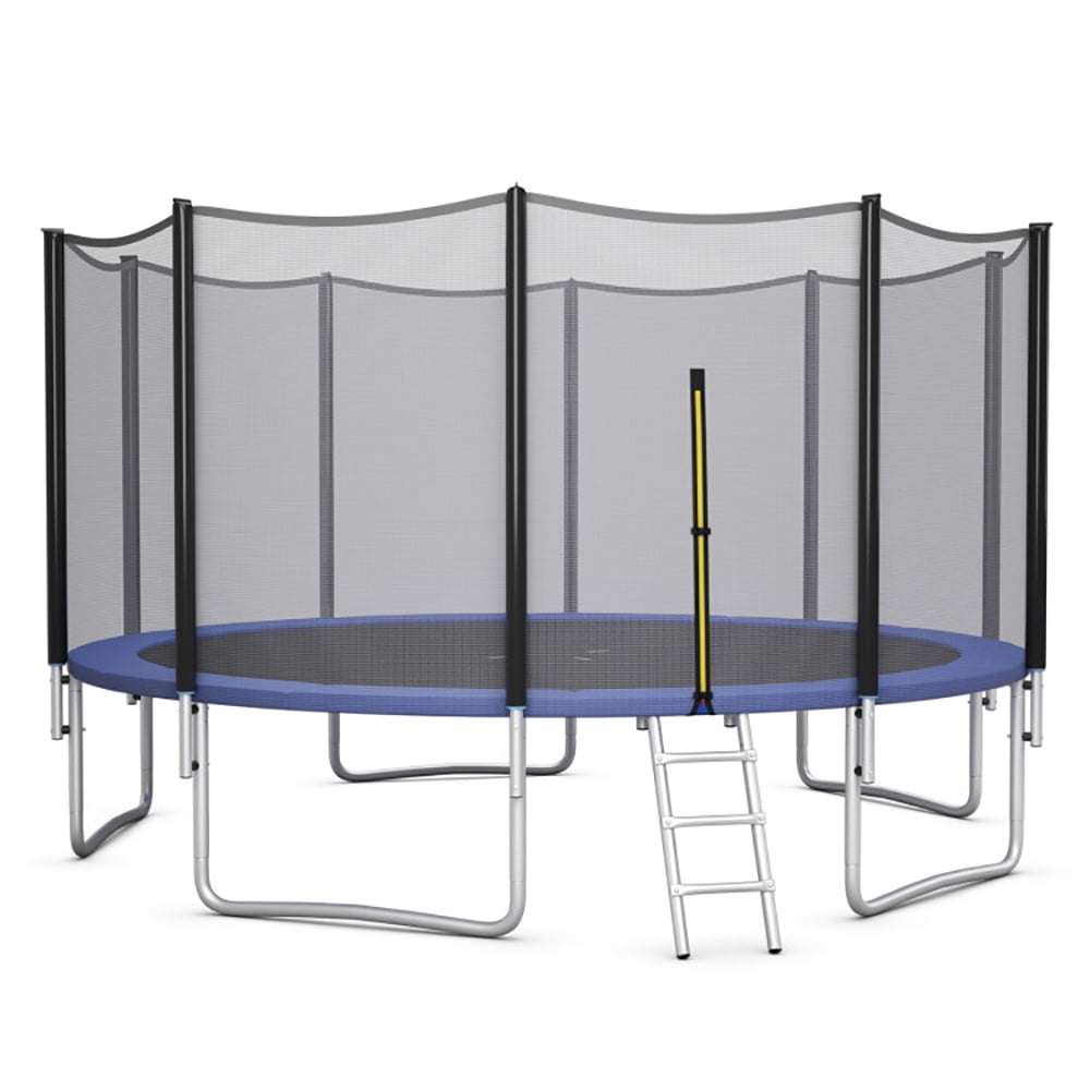 Aimee Lii 16 Feet Outdoor Trampoline Bounce Combo with Safety Closure Net Ladder, Outdoor Trampoline for Kids Aimee Lii 16 Feet Outdoor Trampoline Bounce Combo with Safety Closure Net Ladder, Outdoor Trampoline for Kids