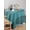 Teal Green, variant on Teal Ombre Table Cloth, Farmhouse Vintage Wooden Striped Waterproof Tablecloth for Square Tables, Reusable Washable Fabric Table Cover for Restaurant Kitchen Dining Tables 60"x60"