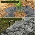 thumbnail image 4 of netuera Garden Weed Barrier Fabric Multi Size Heavy Duty Landscape Weed Blocking Plastic Roll Cloth 4FTx150FT, 4 of 6