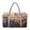 Butterfly Floral Print, variant on Pzuqiu Large Quilted Weekender Bag for Women Tropical Pattern Puffer Travel Duffle Tote Carry-On Overnight Bag for Weekend Trips Gym Airplane Travel with Luggage Sleeve