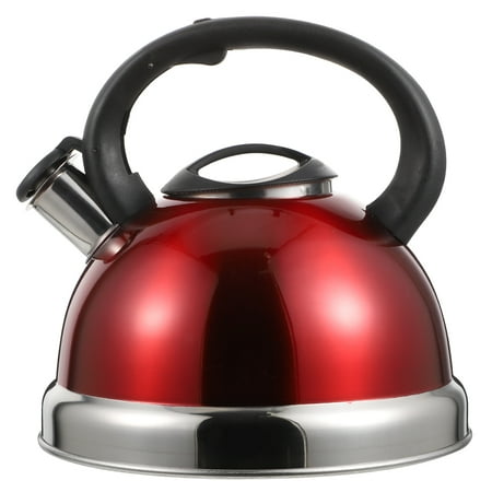 

Xing 1Pc Durable Teapot Stainless Steel Teakettle Home Thicken Teakettle (Red)