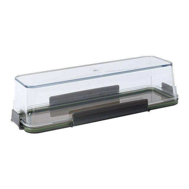 Caja para pasteles, caja para conservar alimentos frescos, rectangular, transparente, multiusos, para repostería 31x11x76 cm