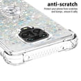 thumbnail image 3 of Funda para Xiaomi Redmi Note 9S/Note 9 PRO con Brillo Líquido Flotante, Purpurina, Parachoques y Anillo Giratorio Soporte, 3 of 5