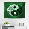 thumbnail image 1 of Ying Yang Tapestry, Vintage Yin Yang Mandala Pattern Oriental Bohemian Design, Fabric Wall Hanging Decor for Bedroom Living Room Dorm, 2 Sizes, Black White, by Ambesonne, 1 of 1