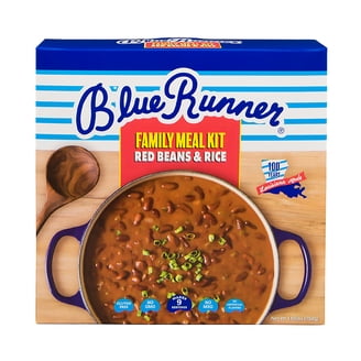 Red Kidney Beans Rice Blue Runner, Family Meal Kit, Red Beans & Rice, 9 Servings - Walmart.com
