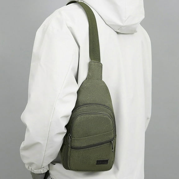 VOAVEKE Fannys Pack for Men Women, Crossbody Bag, Crossbody Bag For Men Messenger Bag Shoulder Bag With Zipper Crossbody Phone Bag For Work Travel