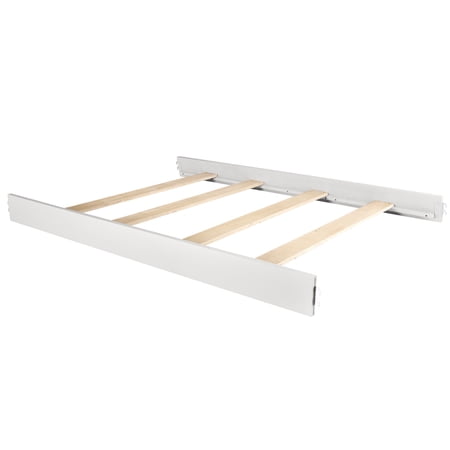 Evolur Convertible Full Size Solid Wood Bed Rail, Frost
