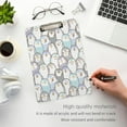 thumbnail image 5 of GZHJMY Cute Penguins Clipboard,Standard A4 Letter Size Hardboard Office Clipboards with Low Profile Clip for Classrooms, Offices,Students-Gold Clip17 Whiteboard Clipboards, 5 of 7