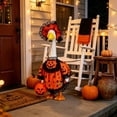 thumbnail image 5 of AZXY Halloween Goose Outfit, Fits 23" Porch Goose Statue, Goose Clothing & Goose Cloth, Gothic Goose Clothes Dress for Cement Plastic Lawn Goose, Outdoor Halloween Decor for Porch Yard Lawn Garden, 5 of 8