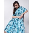 thumbnail image 4 of Zima Leto Women's Tye-Dye Printed Loose Dress, 4 of 8