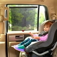thumbnail image 3 of (4 pack) SafeFit SafeTemp Xtra-Wide Roller Baby Car Shade, Fits Most Vehicles, Gray, 3 of 6