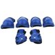 thumbnail image 1 of 6 Unids Patinaje Patinaje Ciclismo Conjunto de Engranajes de Protección Codo Almohadillas para Palma, Adecuado para Niños de 3 a 8 años azul marino Baoblaze Juego de rodilleras y rodilleras para niños, 1 of 8