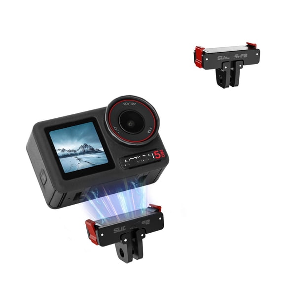 Magnetic Adapter Mount For DJI OSMO ACTION5 PRO Quick Release Adapter for ACTION4/3/2 Magnet Suction Mounting Holder Folding Expansion Parts Action Camera Accessories