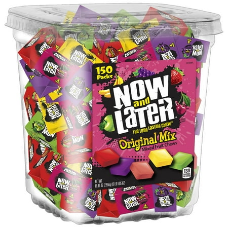 Now & Later, Original Mix Bulk Candy, 90 Oz, 150 (Best Candy For Candy Buffet)