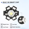 thumbnail image 4 of Uxcell Chip LED de alta potencia con placa de aluminio, base PCB tipo estrella, disipador de calor, reemplazo de chip LED, blanco frío 30000k 5, 4 of 7