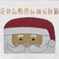 VCNY Home Multi Santa Christmas Outdoor Coir Doormat, 17" x 24