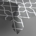 thumbnail image 3 of Gray Geometric Quatrefoil Pattern Rectangle Tablecloth 60"x84",Waterproof Polyester Rectangle Table Cloth, Wipeable Spillproof Polyester Tablecloth for Dining, Camping, Indoor and Outdoor, 3 of 5