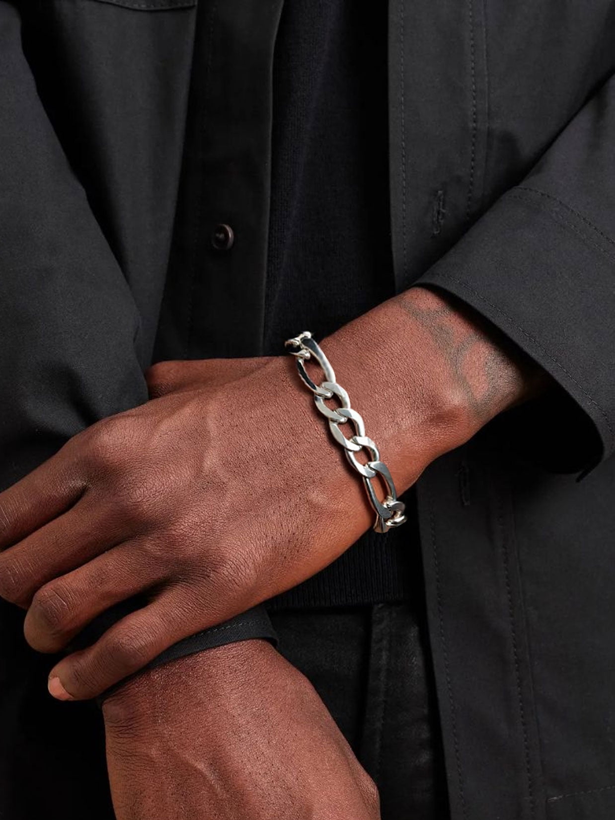 ChainsProMax HipHop Men's Bracelet, 9mm 8.3inch, Stainless Steel