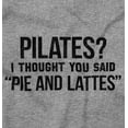 thumbnail image 2 of Pilates Thought You Said Pie Lattes Hoodie Sweatshirt Women Brisco Brands S, 2 of 5