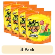 (4 pack) SOUR PATCH KIDS Apple Harvest Soft & Chewy Candy, 10 oz