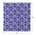 thumbnail image 5 of Purple Cartoon Pegasus Moon Pattern Shower Curtain 72"x72" ,Bathroom Decorative Shower Curtains Set with 12 Hooks,Modern Waterproof Washable Shower Curtain, 5 of 6