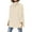 Beige, variant on BONIXOOM Womens Cardigan Sweaters Skinny Sweater Cardigan Vacation Turtleneck Cute Sweaters For Women Dark Blue S(US:4)
