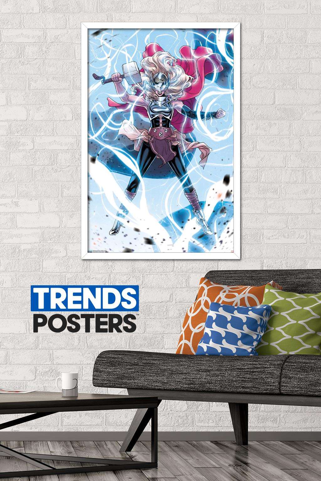 Marvel Comics - Thor - Mighty Thor #704 Wall Poster, 22.375" x 34", Framed