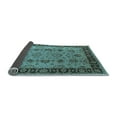 thumbnail image 2 of Ahgly Company Indoor Square Oriental Light Blue Traditional Area Rugs, 8' Square, 2 of 4