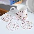 thumbnail image 6 of GROFRY Cup Coaster Nordic Style Anti-slip Round Multi-functional Insulated Acrylic Coaster Kitchen Supplies, 6 of 7