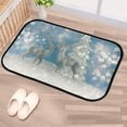 thumbnail image 5 of Floor Door Mats Bath Rugs Winter Christmas White Deers Bathroom Carpet Non-Slip Absorbent for Entryway Indoor 36x24in Carpet Runner, 5 of 7