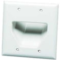 thumbnail image 4 of Low Voltage Wall Plate, Recessed, 3 Gang, White, 4 of 4