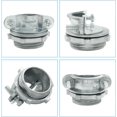 thumbnail image 4 of 4 Pcs 1 Inch Clamp Type Cable Connectors, Zinc Clamp Cable Connector Fittings for Metallic Conduit Protect Cables, 4 of 5