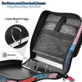 thumbnail image 4 of FORMRS Zipper Binder with Shoulder Strap 2-inch Ring 500 Sheet Capacity File Bag, Stripes Pattern, 4 of 5