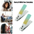 thumbnail image 3 of Unique Bargains 1 Set Nail Clippers Nail Clipper Set for Nail Care Portable Stainless Steel Multi-color, 3 of 6