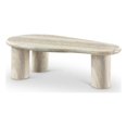 thumbnail image 1 of Meridian Furniture Sassari Travertin Table Basse en Béton pour Intérieur/extérieur, 1 of 7