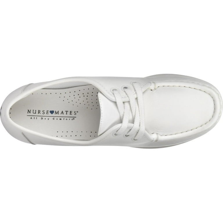 Nurse Mates Annie Lo Shoes White Size 11W