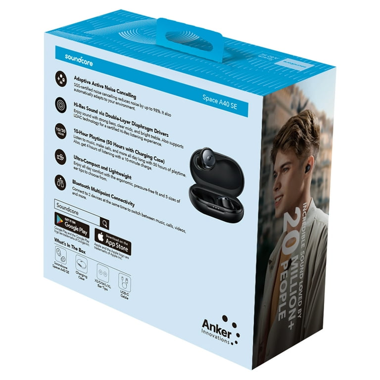 Soundcore By Anker Space A40 True Wireless Bluetooth Earbuds