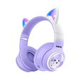 thumbnail image 1 of Audifono Tecmiyo Oreja De Gato Bluetooth Luz Led Lab.G Morado, 1 of 5