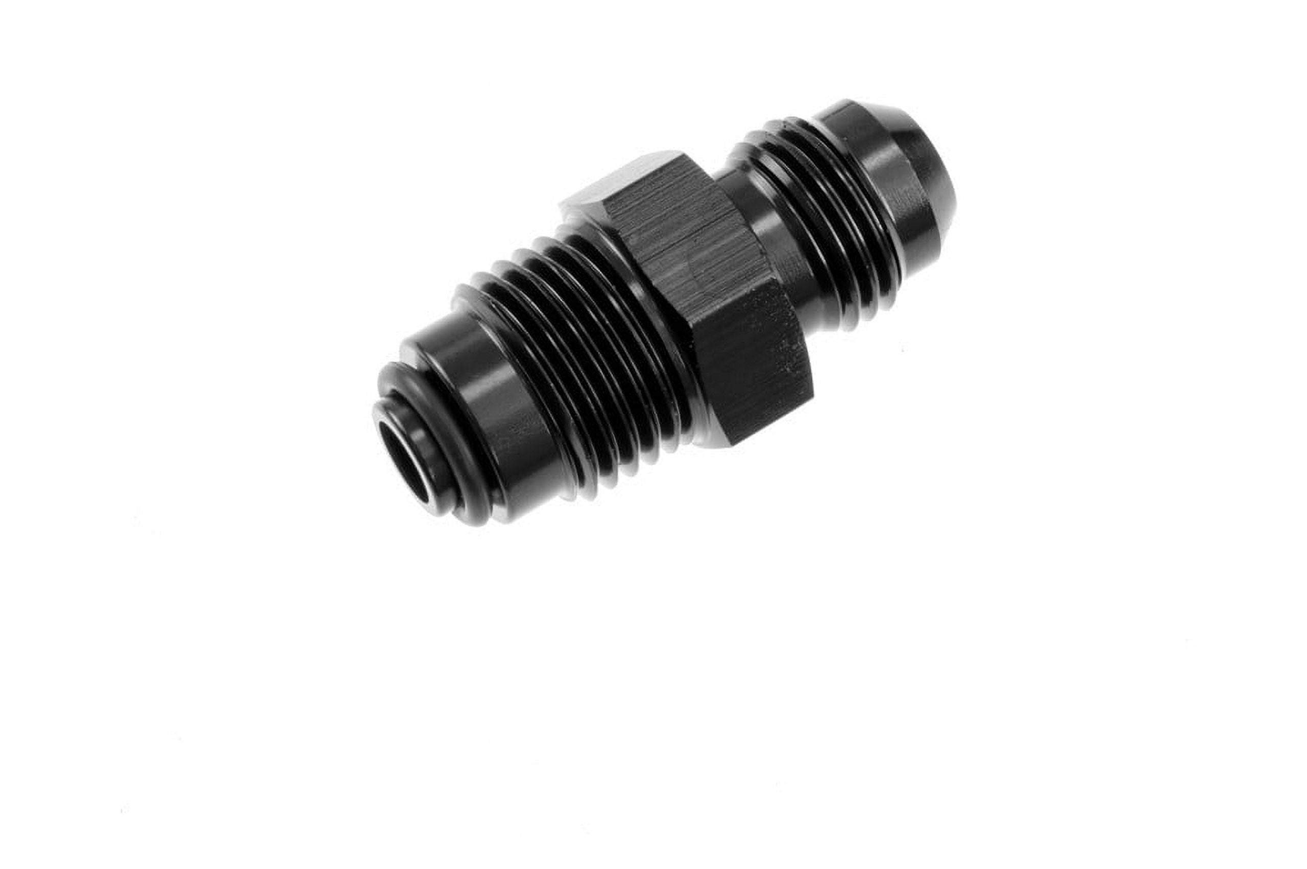 -06 AN MALE TO M18X1.5 O-RING ALUMINUM BLACK
