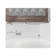 thumbnail image 5 of Elegant Kitchen & Bath SD101-6076PCH Tempered Glass & Metal Shower Door, Polished Chrome, 5 of 8