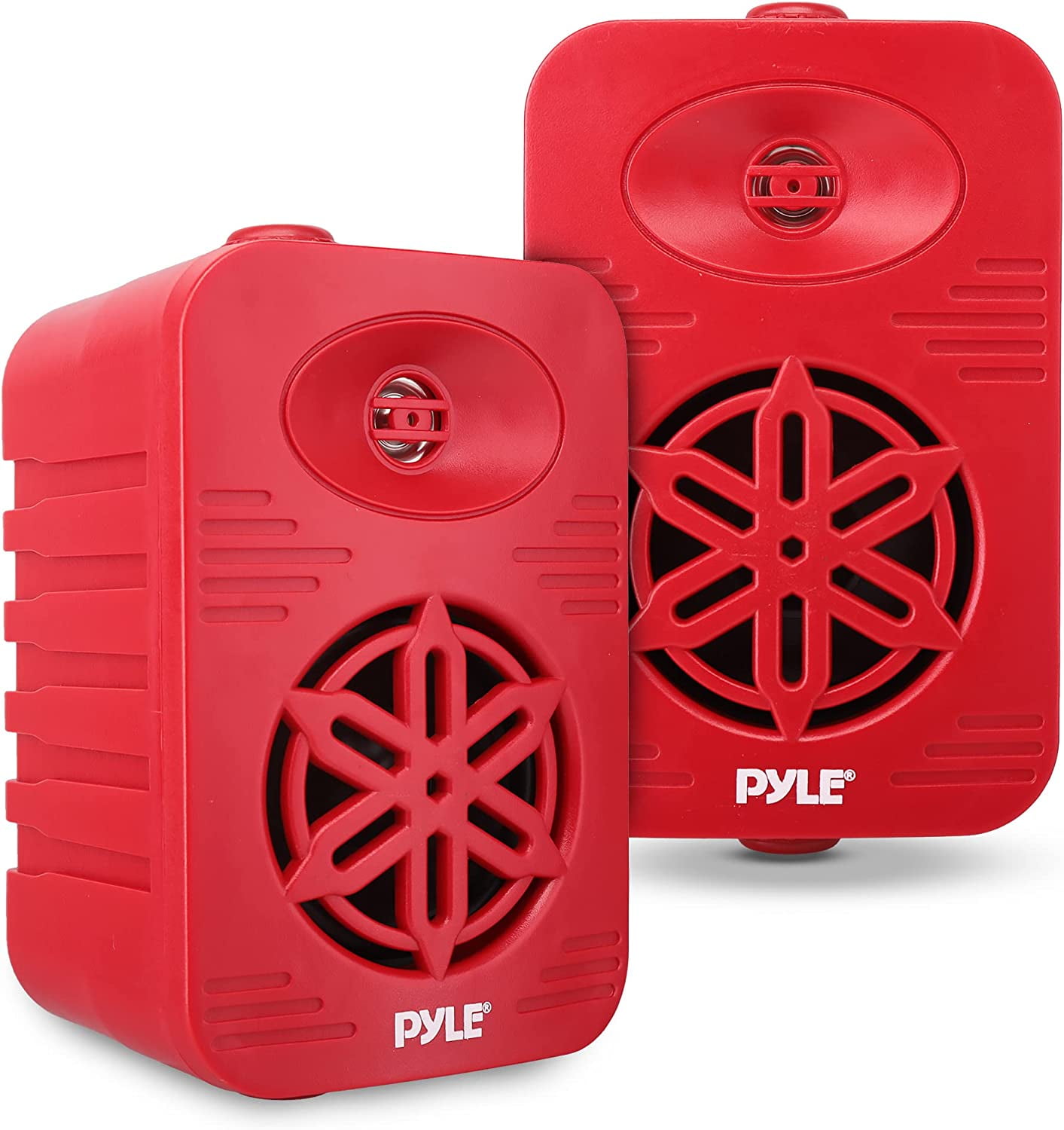 Pyle Indoor Outdoor Speakers Pair 300 Watt Dual Waterproof 4” 2Way