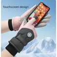 thumbnail image 4 of Winter Gloves for Men and Women Touch Screen Waterproof Ski Gloves Outdoor Riding Plush Thick Cotton Warm Windproof Gloves One Size, 4 of 8