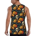 thumbnail image 2 of Sigee Halloween Skull for Men's Workout Tank Top, Athletic Gym Sleeveless Shirt - Quick Dry, Lightweight, Breathable Large, 2 of 9