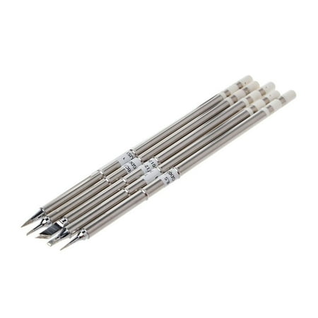 

cusimax 5pcs/lot Lead-Free Iron Tips Set T12-BL T12-K T12-ILS T12-BCI Iron Tips T12-D24 T12-D24 Welding Head for Hakko FX951 BAKON 950D Soldering Station
