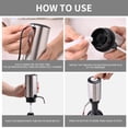 thumbnail image 3 of CIRCLE JOY Electric Bottle Opener Set, All in One Wine Accessories with Rechargeable Corkscrew, Wine Aerator, Foil Cutter and Vacu, 3 of 7