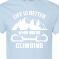 thumbnail image 4 of Inktastic Rock Climbing Mountains T-Shirt, 4 of 5