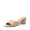 NUDE, variant on Women's Low Heels Sandals Mule Heels Block Chunky Heeled Sandals Slide Sandals Slip on Square Toe Casual Dress Comfortable Pumps Shoes