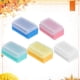 thumbnail image 2 of 5 esponjas de baño antibacterianas para ducha y masaje para bebés y niños (rosa, amarillo, azul, verde y blanco)., 2 of 5