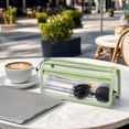 thumbnail image 6 of Large Capacity Pencil Case, Pencil Pouch with Double Zipper for Office Supplies, Stationery Organizer Case, Oxford Cloth Pencil Bag for Students, Green, 6 of 7